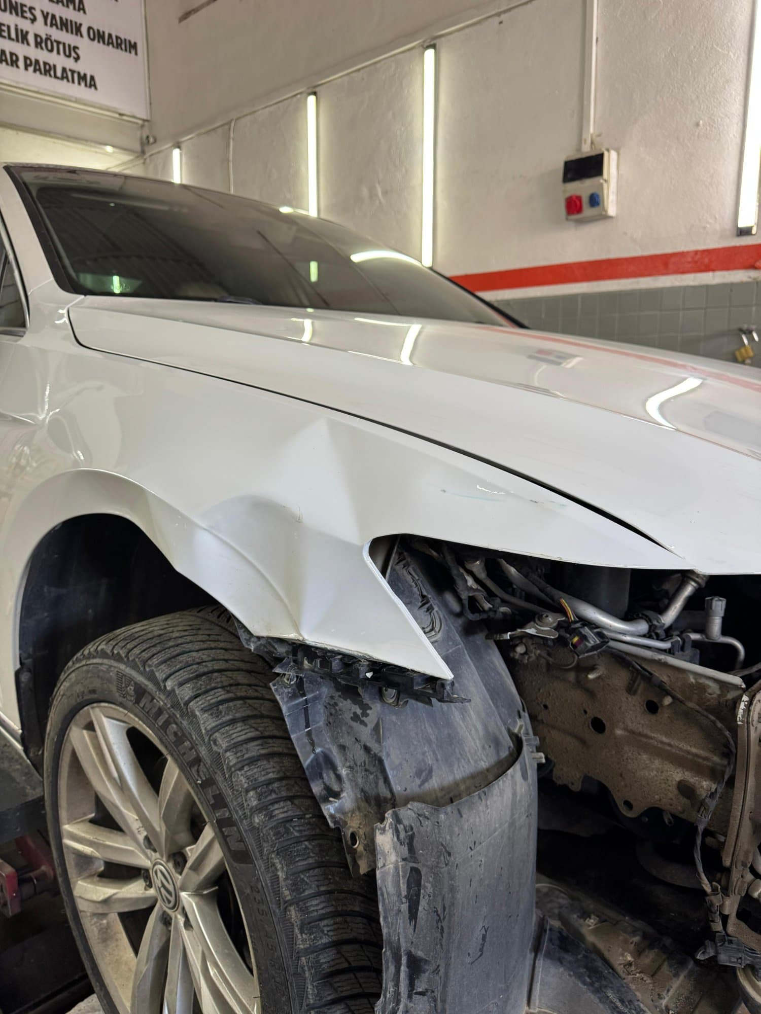 Boyasız Göçük Düzeltme — Öncesi